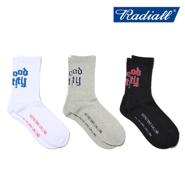 RADIALL ラディアル 　HOOD CITY - 1PAC SOX MID / DRALON　 【ソックス】【2026 SPRING & SUMMER 新作】【RAD-PAC076】【インタープ