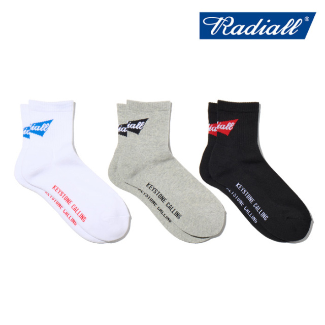 RADIALL ラディアル 　RIBBONS - 1PAC SOX SHORT / DRALON　 【ソックス 靴下】【2026 SPRING & SUMMER 新作】【RAD-PAC078】【イン