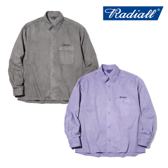 RADIALL ラディアル 　LOWLANE - REGULAR COLLARED SHIRT L/S　 【シャツ 長袖】【2026 AUTUMN & WINTER 新作】【RAD-S07263】【イン