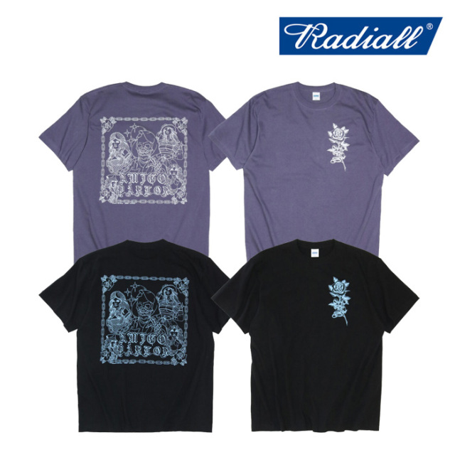 RADIALL ラディアル 　AMIGO PARLOR - CREW NECK T-SHIRT S/S　 【Tシャツ 半袖】【2026 MID SUMMER EXHIBITION 新作】【RAD-T07264