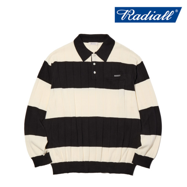 RADIALL ラディアル 　SKUNK - POLO SWEATER L/S　 【ニットポロシャツ】【2025 AUTUMN & WINTER】【RAD-25AW-KNIT002】【インタープ