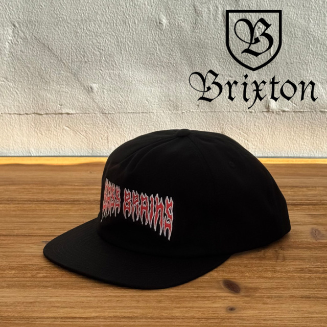 BRIXTON(ブリクストン)　BASS BRAINS REAPER MP SNAPBACK (BLACK)　【キャップ 帽子 ブリクストン キャップ】【人気 シンプル】