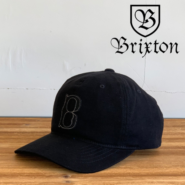 BRIXTON(ブリクストン)　BIG B MP CAP (BLACK/BLACK)　【キャップ 帽子】【ブリクストン キャップ】【定番 人気 シンプル】