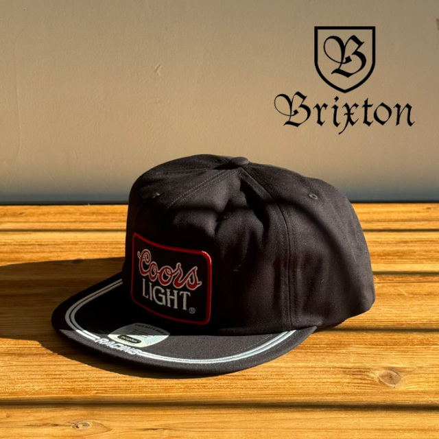 BRIXTON(ブリクストン)　COORS LIGHT GEAR HP SNAPBACK CAP　【キャップ 帽子 ブリクストン キャップ】【人気 シンプル】