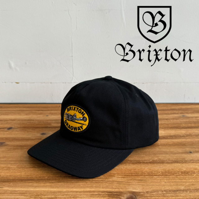 BRIXTON(ブリクストン)　DRAGWAY MP SNAPBACK CAP　【キャップ 帽子】【ブリクストン キャップ】【人気 シンプル】