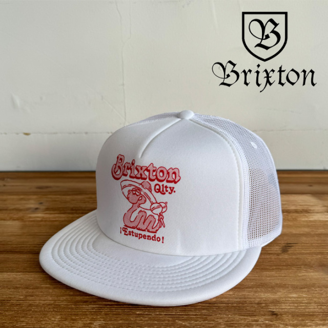 BRIXTON(ブリクストン)　ESTUPENDO HP TRUCKER HAT(WHITE)　【キャップ 帽子】【ブリクストン キャップ】【人気 シンプル】