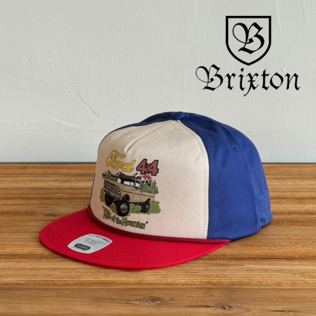 BRIXTON(ブリクストン)　FORD KING OF THE MOUNTAINS SNAPBACK(MULTI)　【キャップ 帽子 ブリクストン】【人気 シンプル】【FORD】