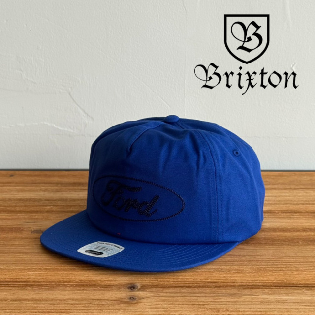 BRIXTON(ブリクストン)　FORD NUMBER ONE SNAPBACK(FORD BLUE)　【キャップ 帽子 ブリクストン】【人気 シンプル】【FORD】