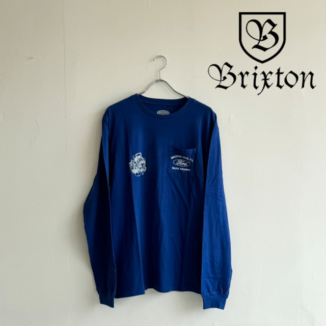 BRIXTON (ブリクストン)　FORD BUILT TOUGH LONG SLEEVE STANDARD TEE　 【Tシャツ 長袖】【FORD フォード】