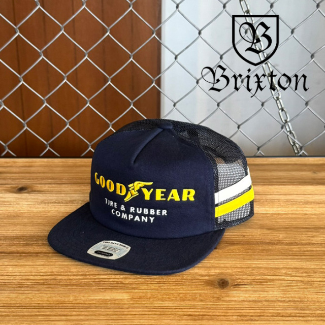 BRIXTON(ブリクストン)　GOODYEAR SERVICE MP TRUCKER　【メッシュキャップ 帽子 ブリクストン キャップ】【人気 シンプル】