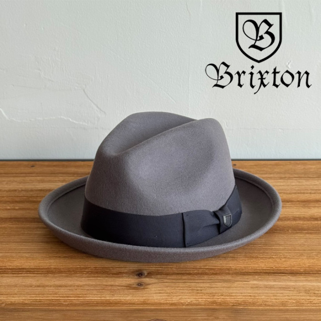 BRIXTON(ブリクストン)　HORTON CONVERTABRIM PACKABLE FEDORA　【ハット 帽子 ブリクストン パッカブル 人気 シンプル】