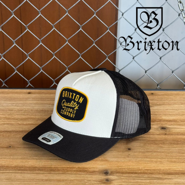 BRIXTON(ブリクストン)　Hubal NetPlus Trucker Hat　【メッシュキャップ 帽子 ブリクストン キャップ】【人気 シンプル】