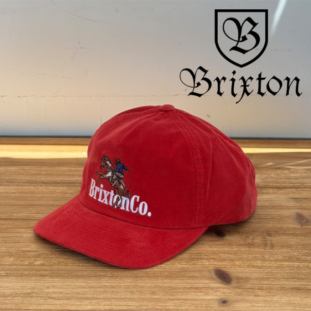 BRIXTON(ブリクストン)　INWOOD MP SNAPBACK CAP (RED)　【キャップ 帽子 ブリクストン キャップ】【人気 シンプル】