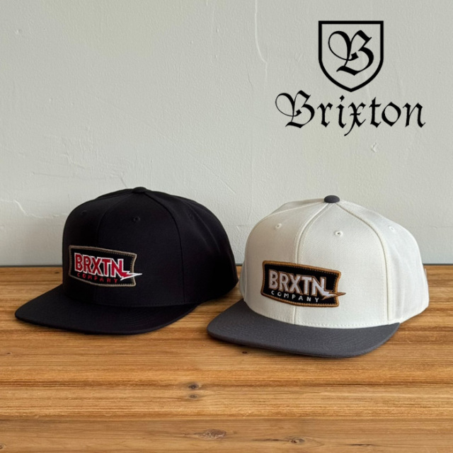 BRIXTON(ブリクストン)　LIGHTNING SNAPBACK (BLACK )(OFF WHITE CHARCOAL)　【キャップ 帽子 ブリクストン キャップ】【人気 シンプ