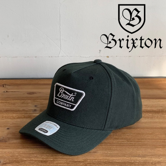 BRIXTON(ブリクストン)　LINWOOD C MP SNAPBACK CAP (BLACK/WHITE)　【スナップバック キャップ 帽子】【ブリクストン キャップ 定番