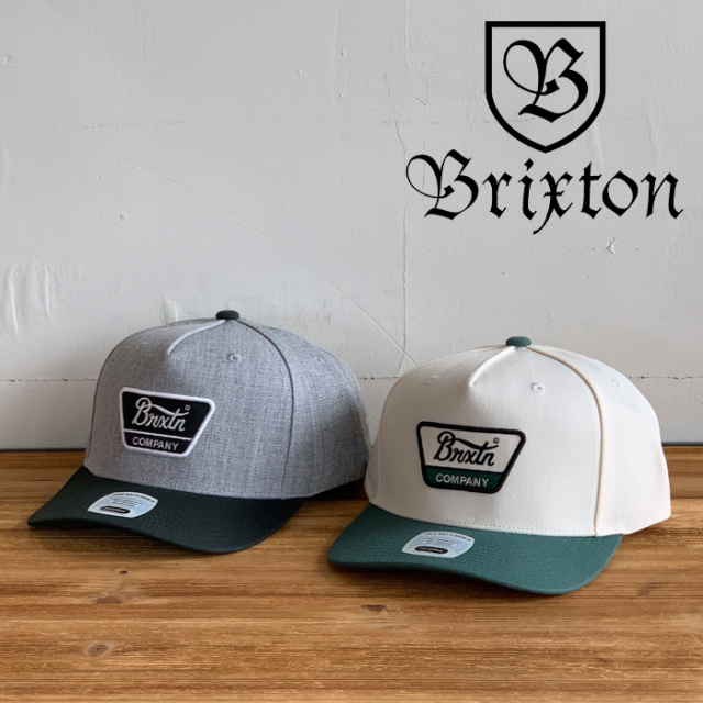 BRIXTON(ブリクストン)　LINWOOD C MP SNAPBACK CAP (BKHTG)(WTCPN)　【スナップバック キャップ 帽子】【ブリクストン キャップ 定