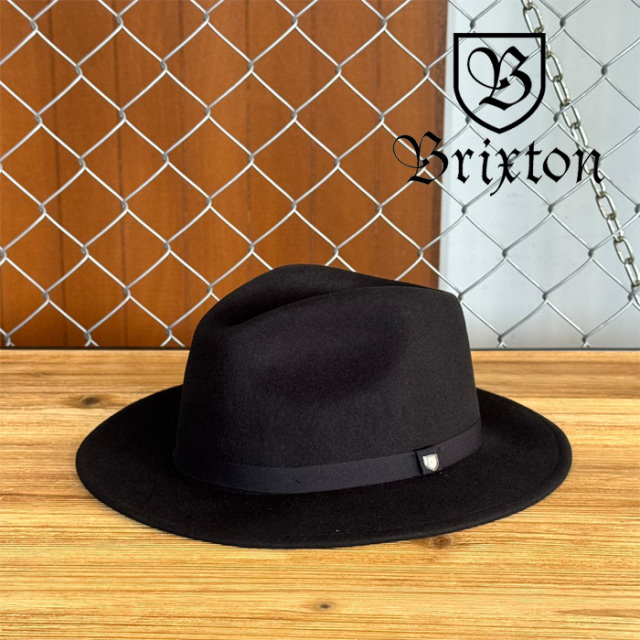 BRIXTON(ブリクストン)　MESSER PACKABLE FEDORA　【ハット 帽子】【ブリクストン パッカブル】【人気 シンプル】