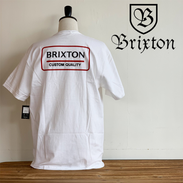BRIXTON(ブリクストン)　PALMER PROPER S/S STANDARD TEE　【ブリクストン Tシャツ 半袖 定番 人気 シンプル】