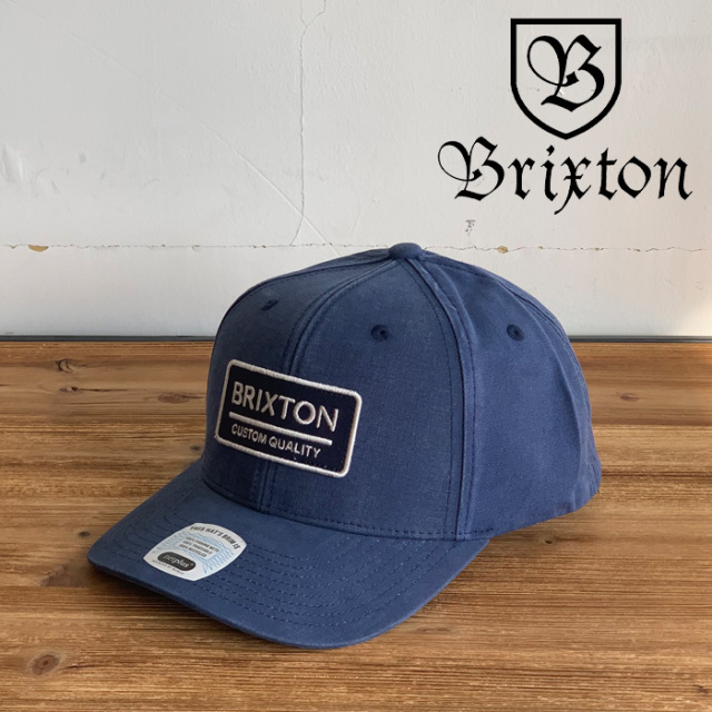 BRIXTON(ブリクストン)　PALMER PROPER X MP SNAPBACK CAP (PACIFIC BLUE)　【スナップバックキャップ 帽子 6パネル】　