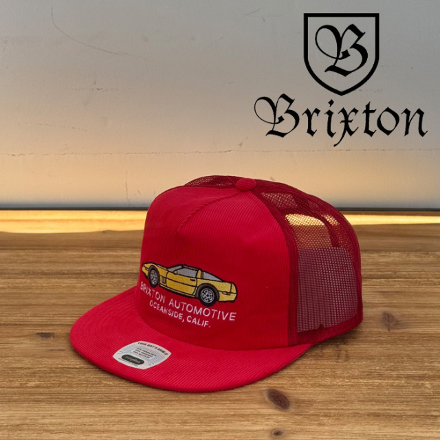 BRIXTON(ブリクストン)　RALPH NETPLUS TRUCKER HAT (RED)　【メッシュキャップ 帽子 ブリクストン キャップ】【人気 シンプル】
