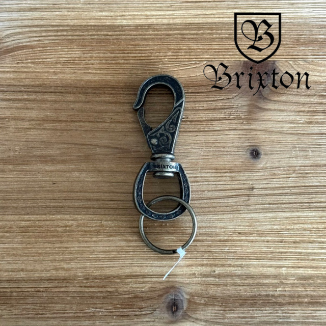 BRIXTON(ブリクストン)　SCROLL KEYCHAIN　【キーチェーン キーホルダー】【人気 シンプル】