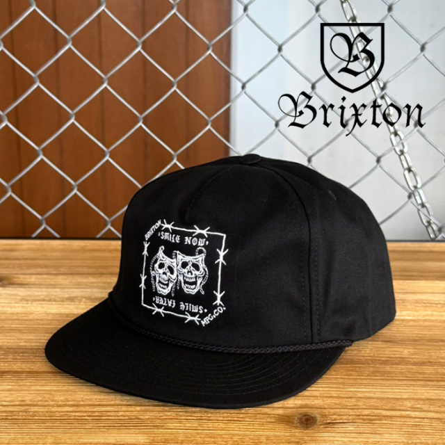 BRIXTON(ブリクストン)　Smile Always HP Snapback　【キャップ 帽子 ブリクストン キャップ】【人気 シンプル】