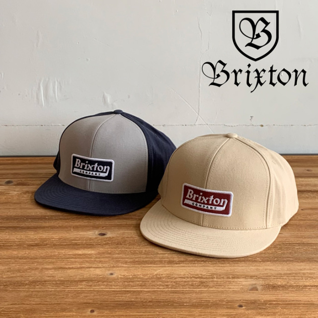 BRIXTON(ブリクストン)　 STEADFAST HP SNAPBACK (SAFARI)(WASHED NAVY/GREY)　【スナップバック キャップ 帽子】【ブリクストン キ