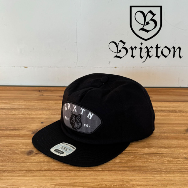 BRIXTON(ブリクストン)　STATION NP HP SNAPBACK CAP　【キャップ 帽子】【ブリクストン キャップ】【人気 シンプル ブラック】
