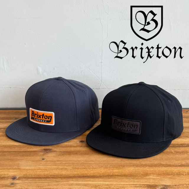 BRIXTON(ブリクストン)　 STEADFAST HP SNAPBACK (Ombre Blue)(Black)　【スナップバック キャップ 帽子】【ブリクストン キャップ 