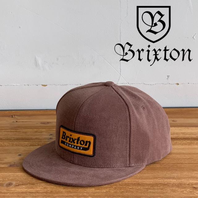 BRIXTON(ブリクストン)　 STEADFAST HP SNAPBACK (BISON)　【スナップバック キャップ 帽子】【ブリクストン キャップ 定番 人気 シ