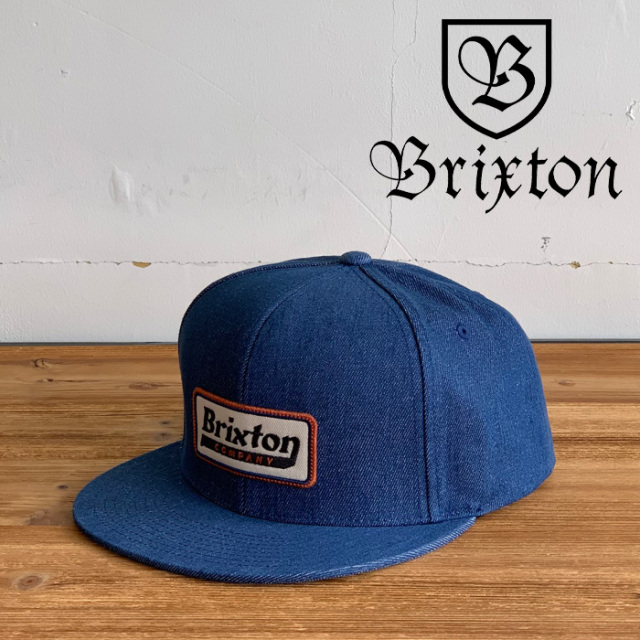 BRIXTON(ブリクストン)　 STEADFAST HP SNAPBACK (DENIM)　【スナップバック キャップ 帽子】【ブリクストン キャップ 定番 人気 シ