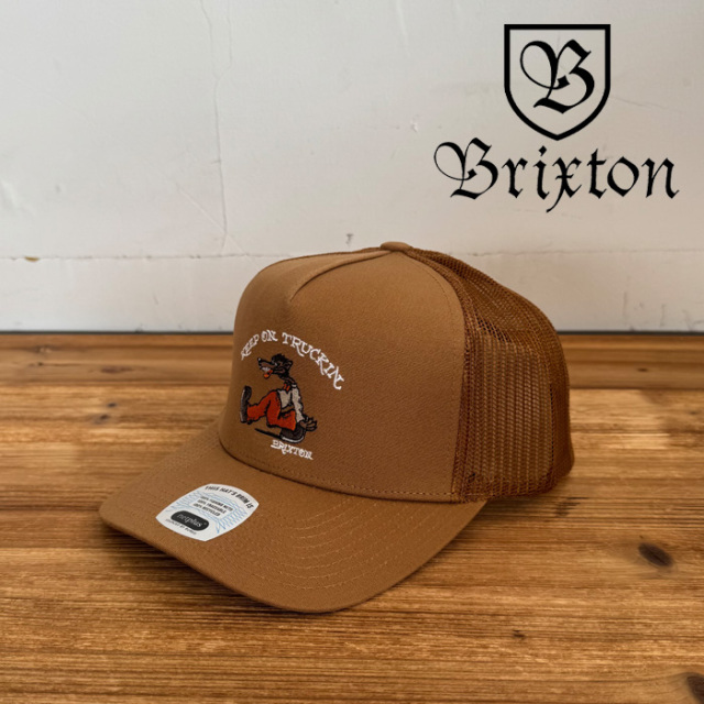 BRIXTON(ブリクストン)　STRIDE NP MP TRUCKER HAT 　【メッシュキャップ 帽子 ブリクストン キャップ】【人気 シンプル】