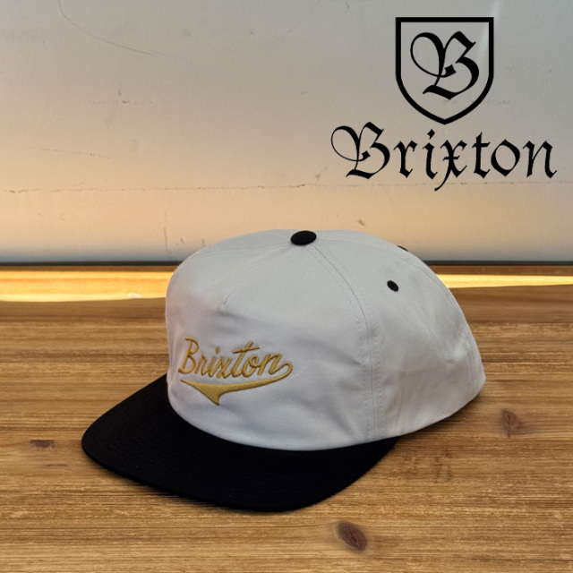 BRIXTON(ブリクストン)　THE LEAGUE MP SNAPBACK CAP (BLACK/OFF WHT)　【キャップ 帽子 ブリクストン キャップ】【人気 シンプル】