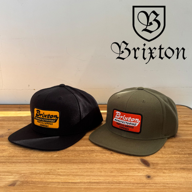BRIXTON(ブリクストン)　TOWNSHIP MP SNAP BACK CAP (BLACK)(IVY GREEN)　【キャップ 帽子 ブリクストン キャップ】【人気 シンプル