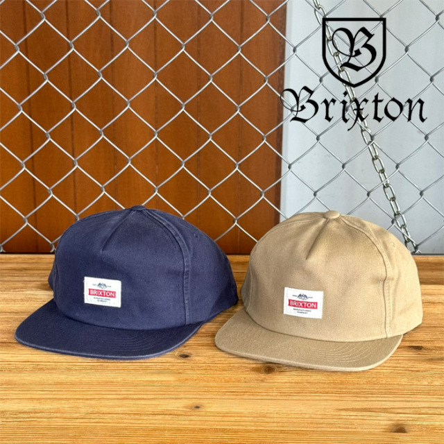 BRIXTON(ブリクストン)　Trademark Snapback cap　【キャップ 帽子 ブリクストン キャップ】【人気 シンプル】