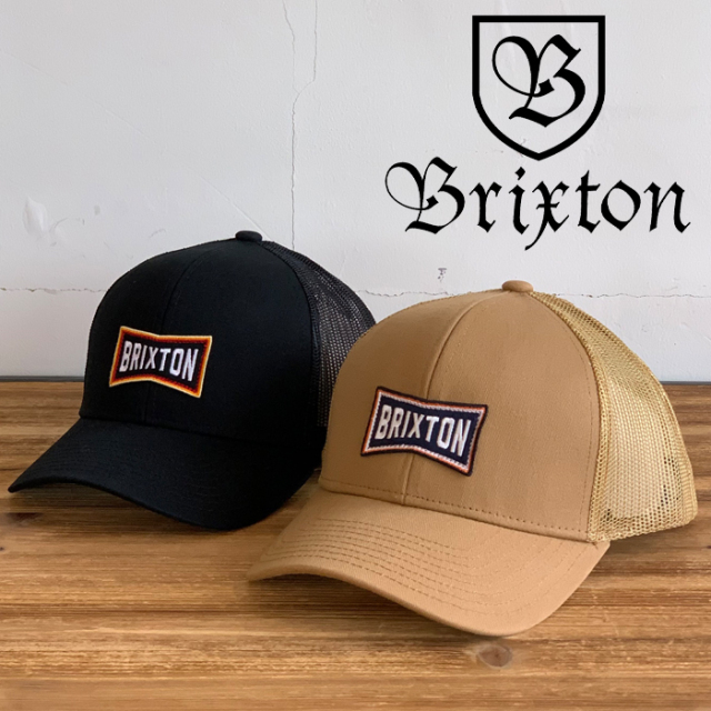 BRIXTON(ブリクストン)　TRUSS X MP MESH CAP (BLACK/BLACK)(COPPER/COPPER)　【メッシュキャップ キャップ 帽子】【ブリクストン キ