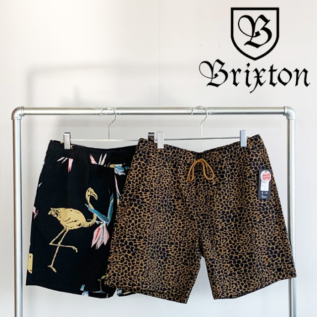 BRIXTON(ブリクストン)　VOYAGE SHORTS 18　【ブリクストン ショーツ 短パン 総柄 定番】