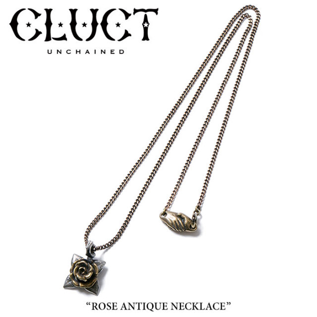 CLUCT(クラクト)　ROSE ANTIQUE NECKLACE　【先行予約】　【キャンセル不可】　【#02401】　
