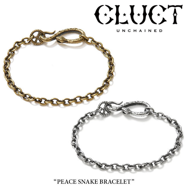 CLUCT(クラクト)　PEACE SNAKE BRACELET　【先行予約】　【キャンセル不可】　【#02617】　