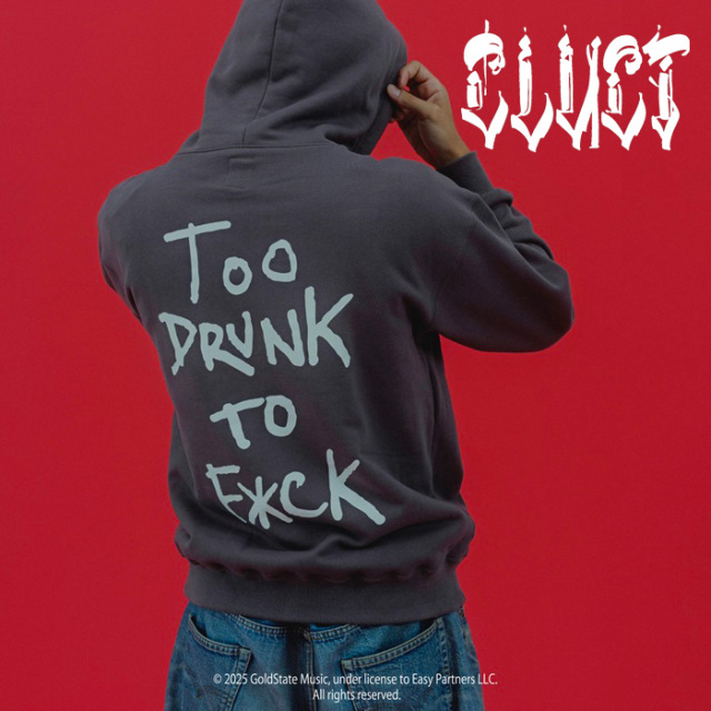 CLUCT (クラクト)　TOO DRUNK TO FUCK[HOODIE］　【パーカー フーディー スウェット】【#05095】【CLUCT / DEAD KENNEDYS COLLECTION