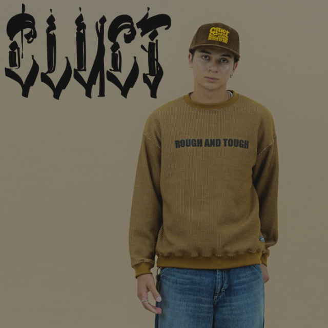 CLUCT (クラクト)　ROUCH N TOUGH[L/S TOP]　【ワッフルカットソー】【#05117】【2025WINTER先行予約】【予約商品 キャンセル不可】