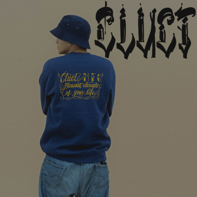 CLUCT (クラクト)　LIFE[CREW SWEAT]　【スウェット】【#05124】【2025WINTER先行予約】【予約商品 キャンセル不可】　