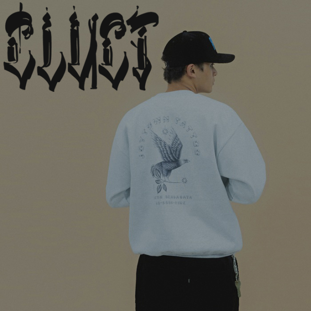 CLUCT (クラクト)　JOYTOWN[CREW SWEAT]　【スウェット】【#05126】【2025WINTER先行予約】【予約商品 キャンセル不可】　