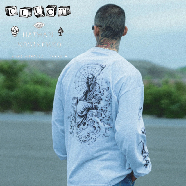 CLUCT (クラクト)　L/S TEE F [NATHAN KOSTECHKO] 　【Tシャツ 長袖 ロンT】【#05365】【CLUCT 新作 / NATHAN KOSTECHKO COLLECTION