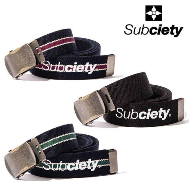 SUBCIETY (サブサエティ)　 CAUCHO BELT　【ベルト】【103-81564】【2021AUTUMN&WINTER】【お取り寄せ キャンセル不可】