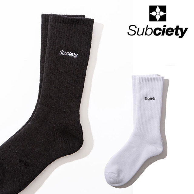 SUBCIETY (サブサエティ)　 SOCKS　【ソックス 靴下 シンプル】【104-80622】【2020AUTUMN&WINTER新作】
