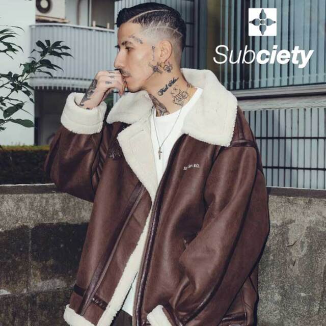 SUBCIETY (サブサエティ)　B-3 JKT　【ジャケット】【105-62728】【2024 AUTUMN&WINTER SPOT COLLECTION】【お取り寄せ商品 キャンセ