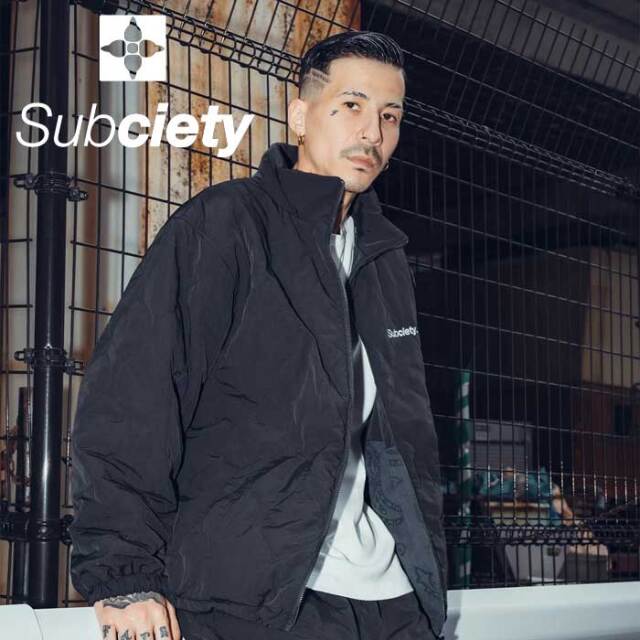 SUBCIETY (サブサエティ)　REVERSIBLE NYLON×FLEECE JKT　【ジャケット】【105-62729】【2024 AUTUMN&WINTER SPOT COLLECTION】【お