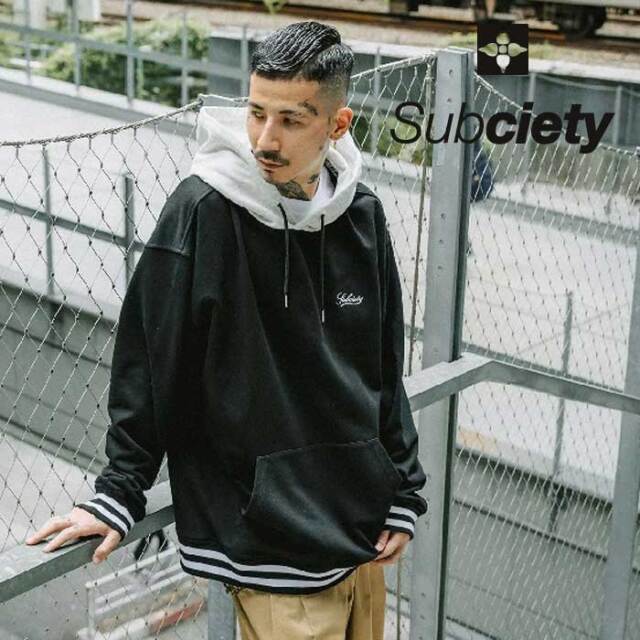 SUBCIETY (サブサエティ)　2-TONE PARKA　【パーカー】【107-31966】【2024 SPRING COLLECTION】【お取り寄せ商品 キャンセル不可】