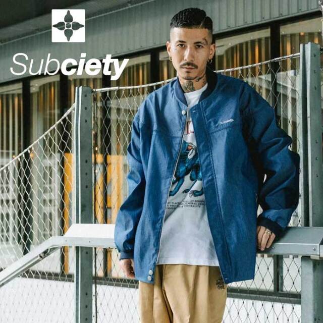 SUBCIETY (サブサエティ)　DENIM DERBY JKT　【デニムジャケット】【107-629601】【2024 SPRING COLLECTION】【お取り寄せ商品 キャ